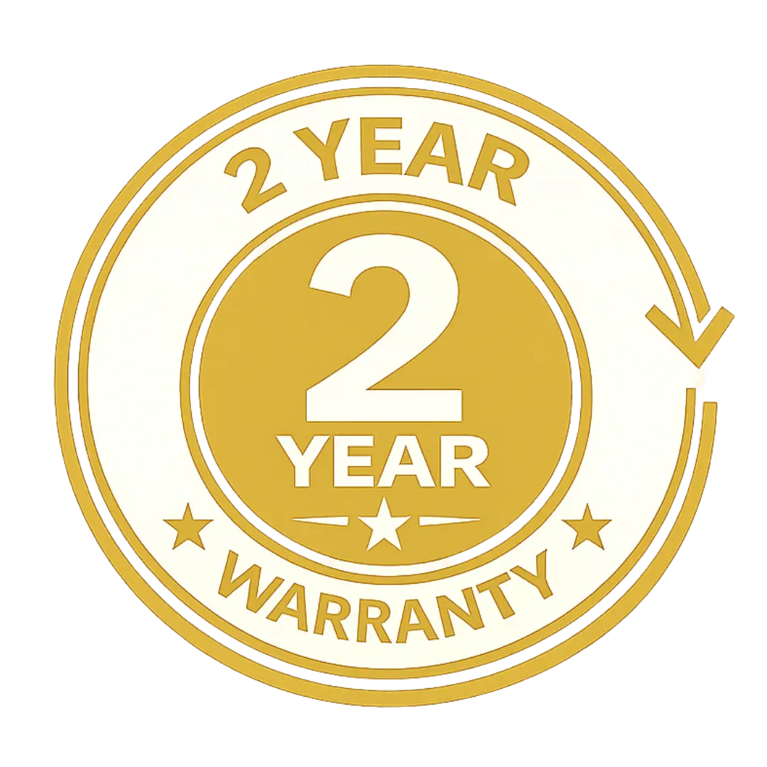 2 Year Warranty