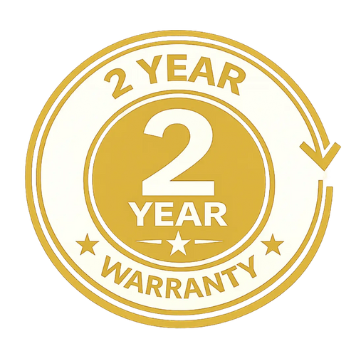2 Year Warranty